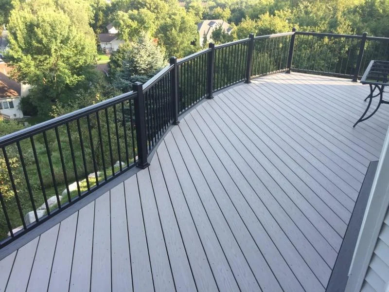 Baluster Railing System Aluminum Baluster Railing Systems – Log Home Mart