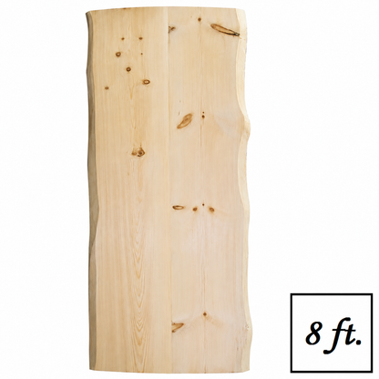 Rustic Pine Island Top | Double Live Edge | 36" W x 8' or 12' L