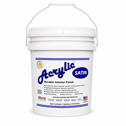 Lifeline Acrylic - Interior Wood and Log Topcoat Finish - Clear