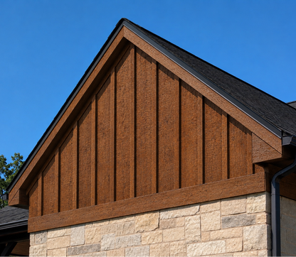 Rustic Chiseled Board and Batten Wood Siding