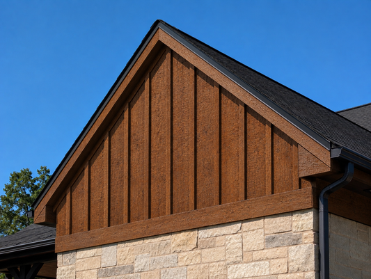 Rustic Chiseled Board and Batten Wood Siding
