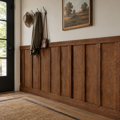 Rustic Chiseled Board and Batten Wood Siding