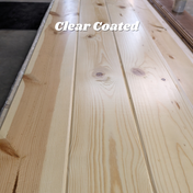 Clear Coated - 1x8 Knotty Pine Tongue and Groove Shiplap – End Matched - $2.39/LF