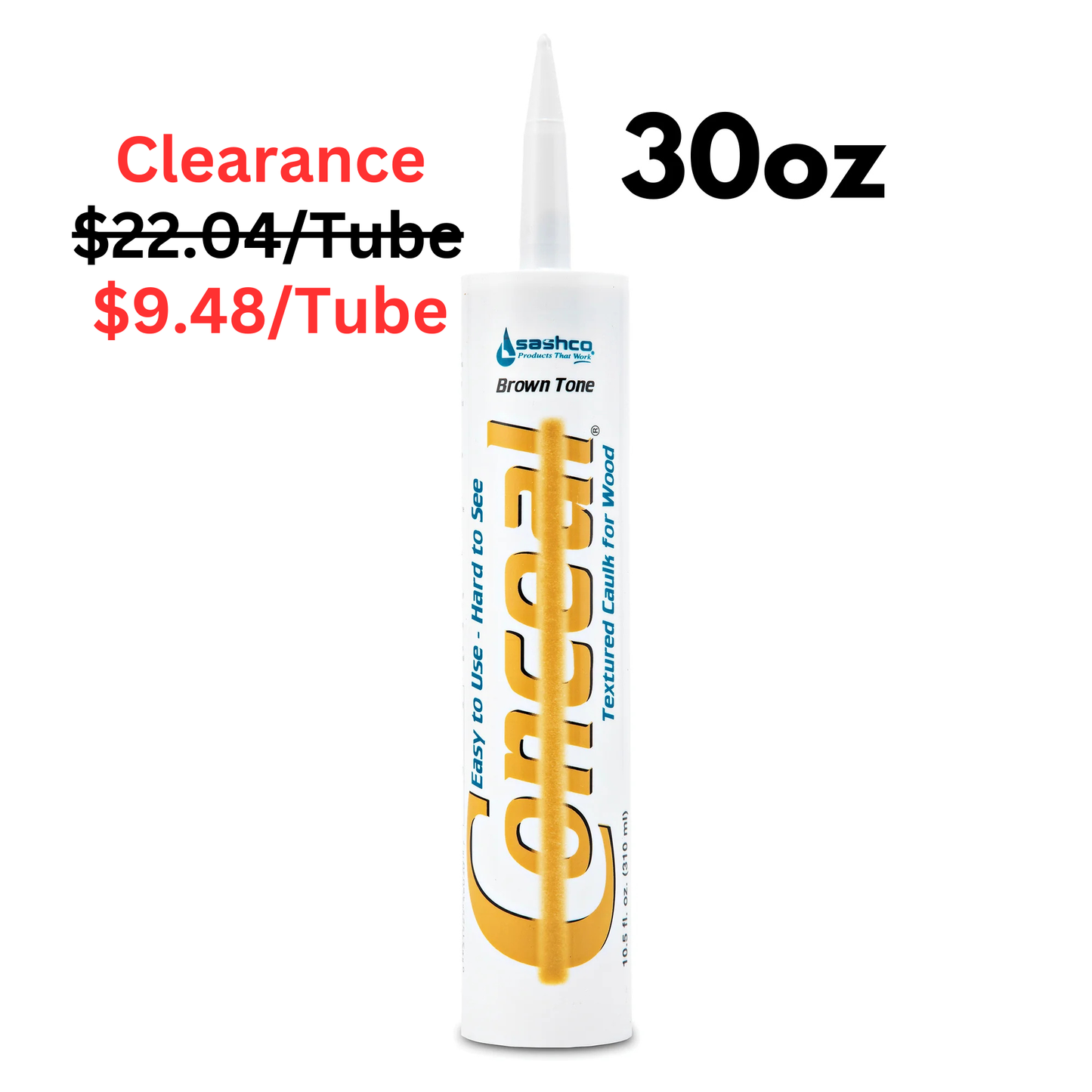 Clearance - Conceal® - Textured Wood & Log Caulk - 30 oz. Tubes