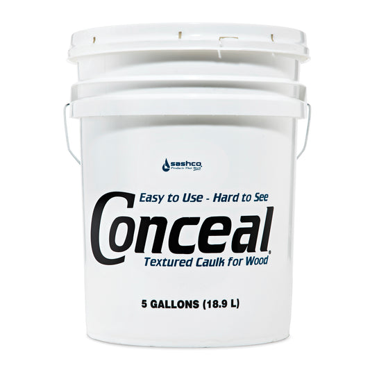 Sashco Conceal Textured Log Caulk 5 Gallons