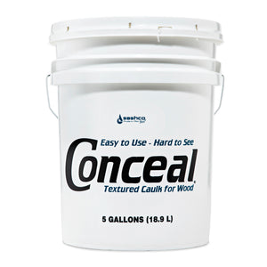 Conceal® - Textured Wood & Log Caulk - 5 Gallon Pail