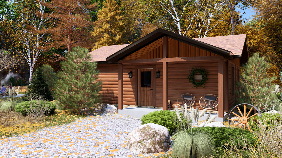 Pagosa Springs | 1-Bedroom Log Cabin Kit | 22x30 – Log Home Mart