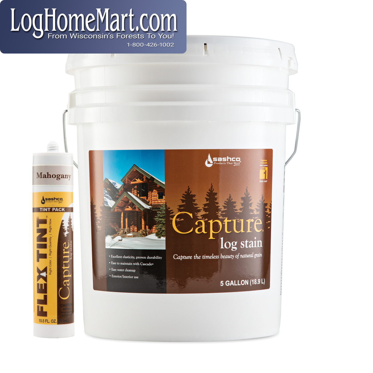 Flex Tint - Capture® - Water-Based - Wood and Log Stain
