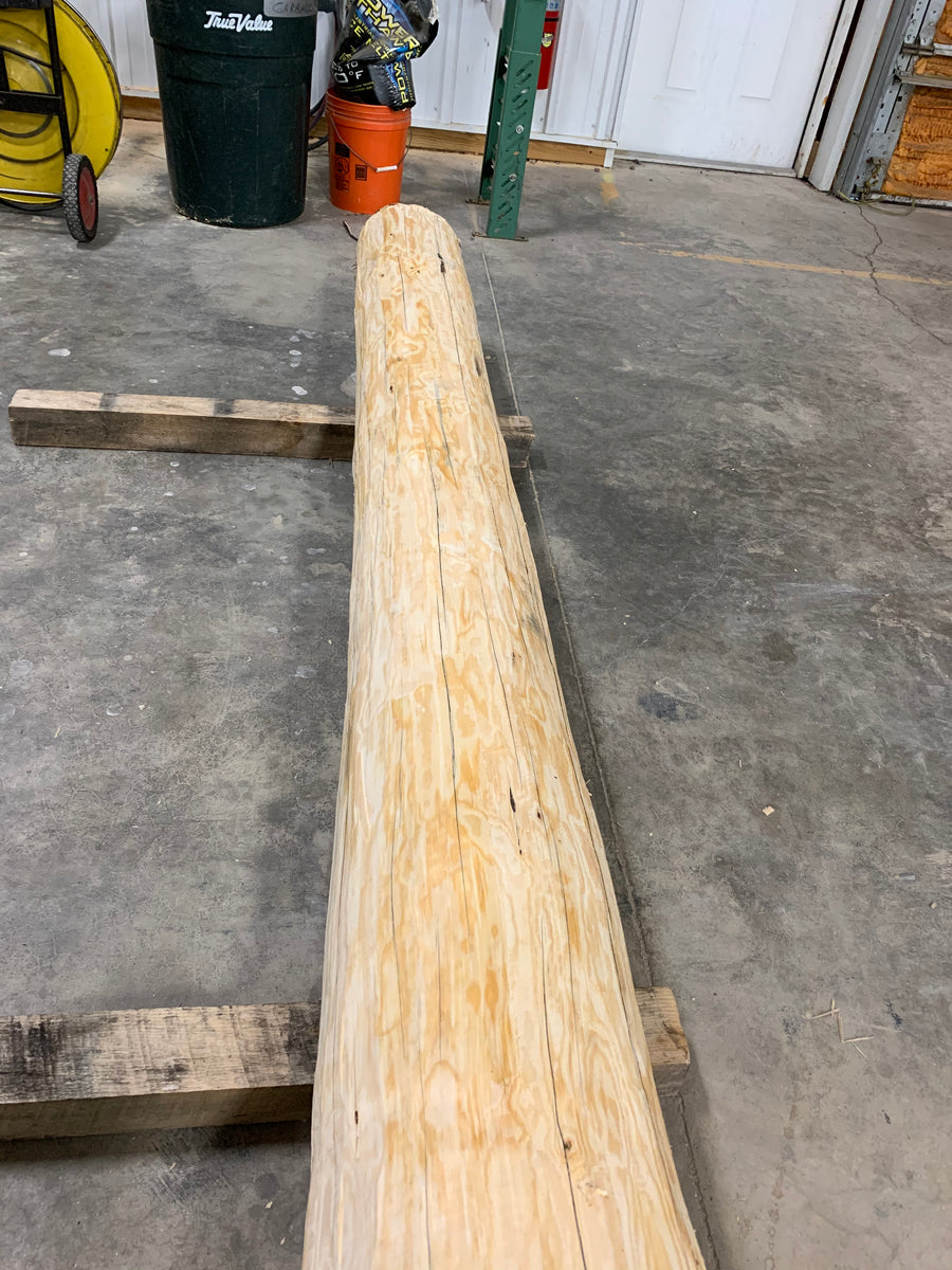Rustic Pine Post - Peeled - #543 - Tree Trunk Column Support Pole Air ...
