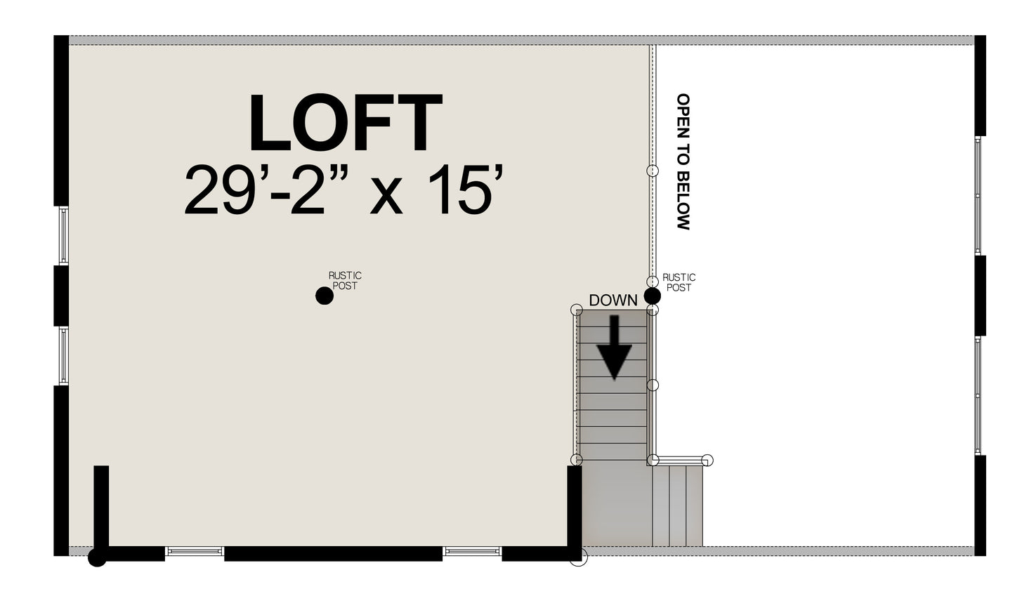 Black Forest | 2-Bedroom Log Cabin Kit | 26x46