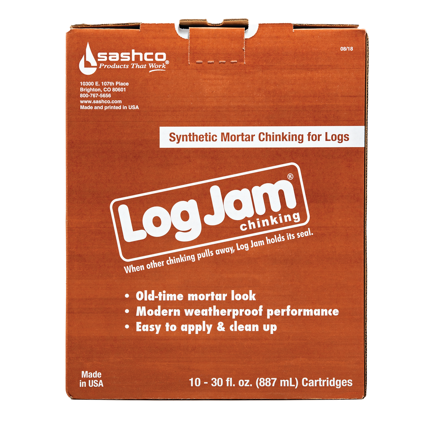 Log Jam - Water-Based Log Home Chinking