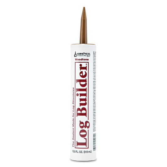 Log Builder® - Smooth Wood & Log Caulk - 10.5 oz. Tubes