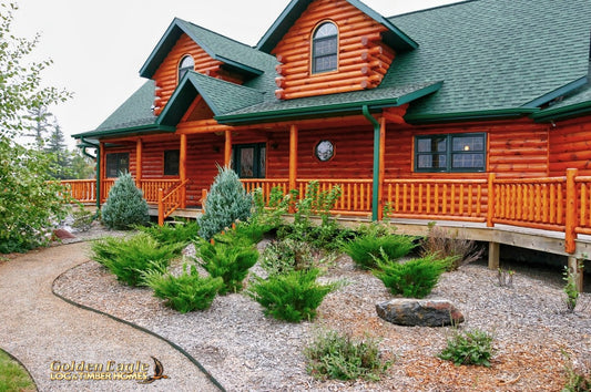 4" x 8' Round Cedar Deck & Loft Log Rails or Posts