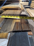 Clearance - Quarter Log Siding 1x8 With Beveled Edge Finish Bundle Deal