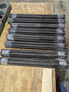 Clearance - Rebar Deck and Stair Railing Spindles 1" Thickness 29" & 26" Sizes Clear Coated