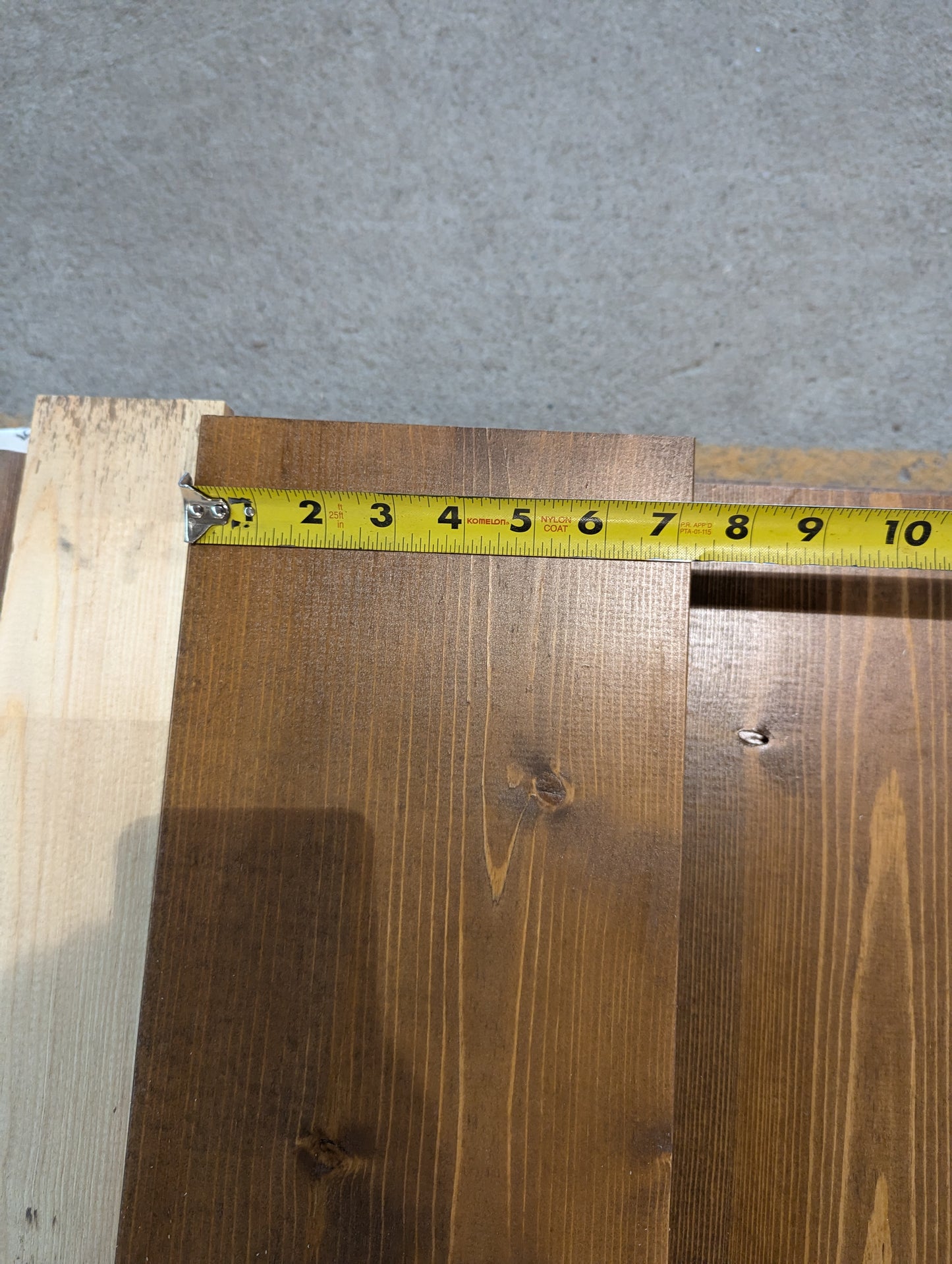 Clearance - Prefinished 1x8 Square-Edge ESLP Trim Assorted Stain Colors For Sale