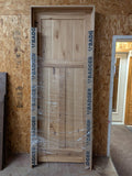 8ft interior door prefinished rustic hickory