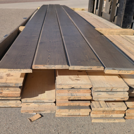 Clearance - 1" x 6" x 14' Beveled Trim - Pre-finished Graywash