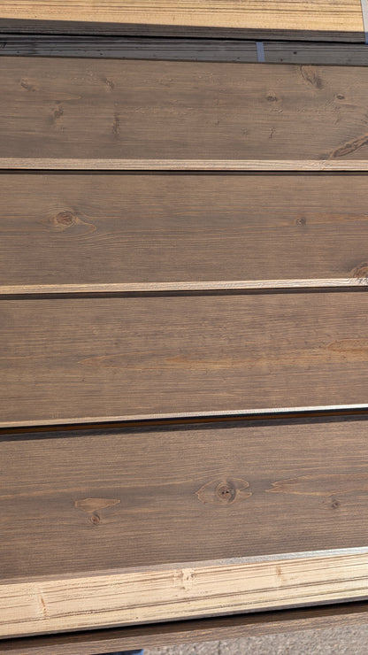Clearance - 1" x 6" x 14' Beveled Trim - Pre-finished Graywash