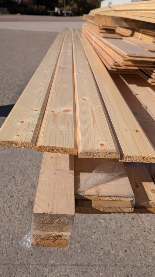 Clearance - 1" x 4" x 14' Beveled Trim - Pre-finished Clear