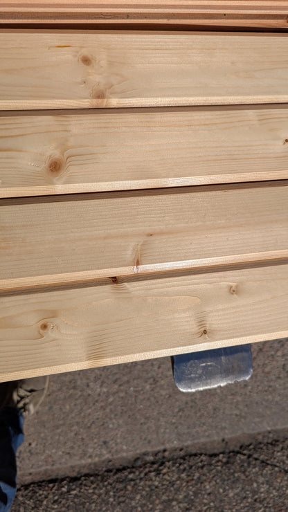 Clearance - 1" x 4" x 14' Beveled Trim - Pre-finished Clear