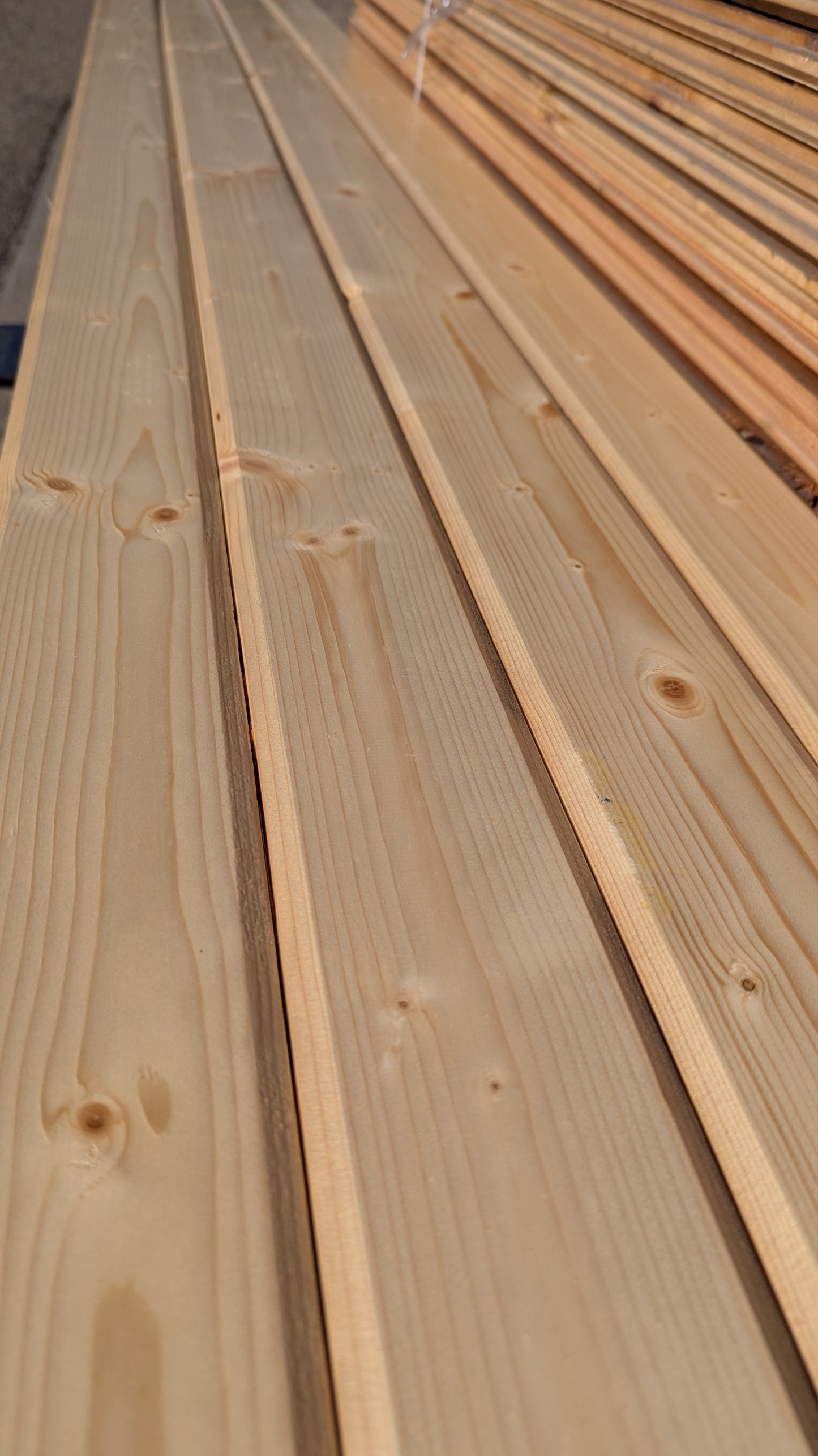 Clearance - 1" x 4" x 14' Beveled Trim - Pre-finished Clear