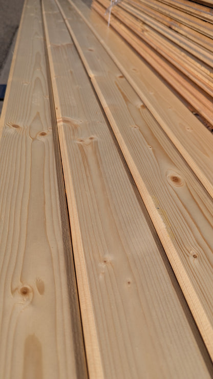 Clearance - 1" x 4" x 14' Beveled Trim - Pre-finished Clear