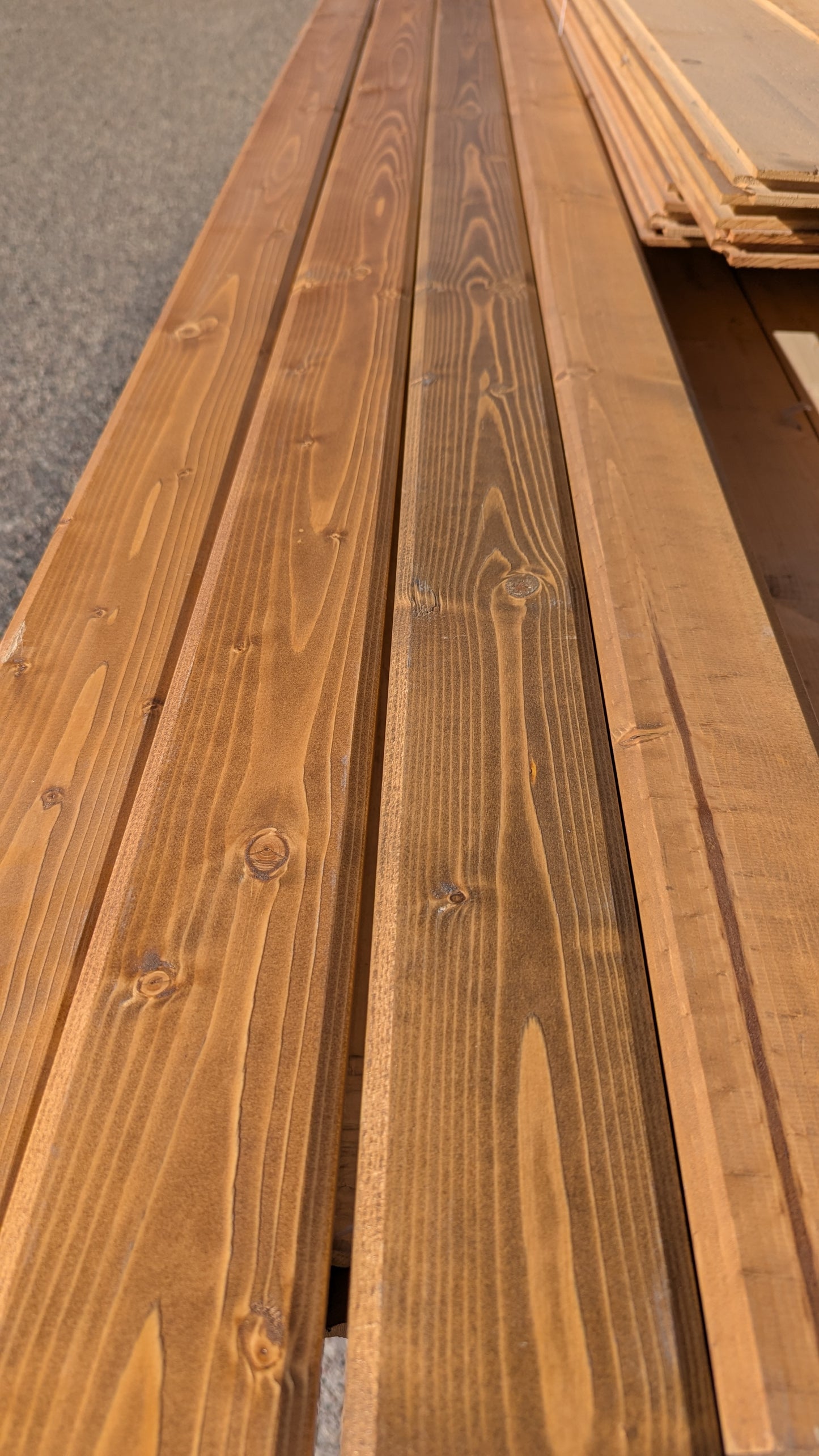 Clearance Special - 1x4 Solid Wood Trim Pre-finished "Nutmeg" ESLP