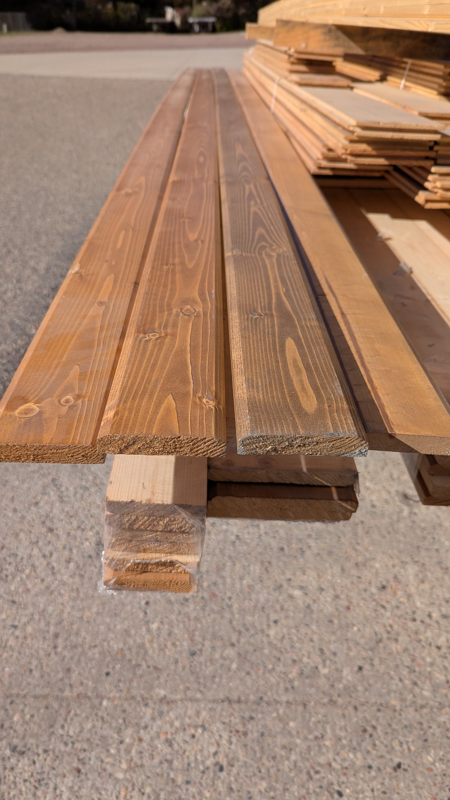 Clearance Special - 1x4 Solid Wood Trim Pre-finished "Nutmeg" ESLP