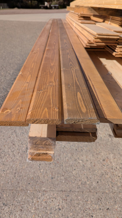 Clearance Special - 1x4 Solid Wood Trim Pre-finished "Nutmeg" ESLP