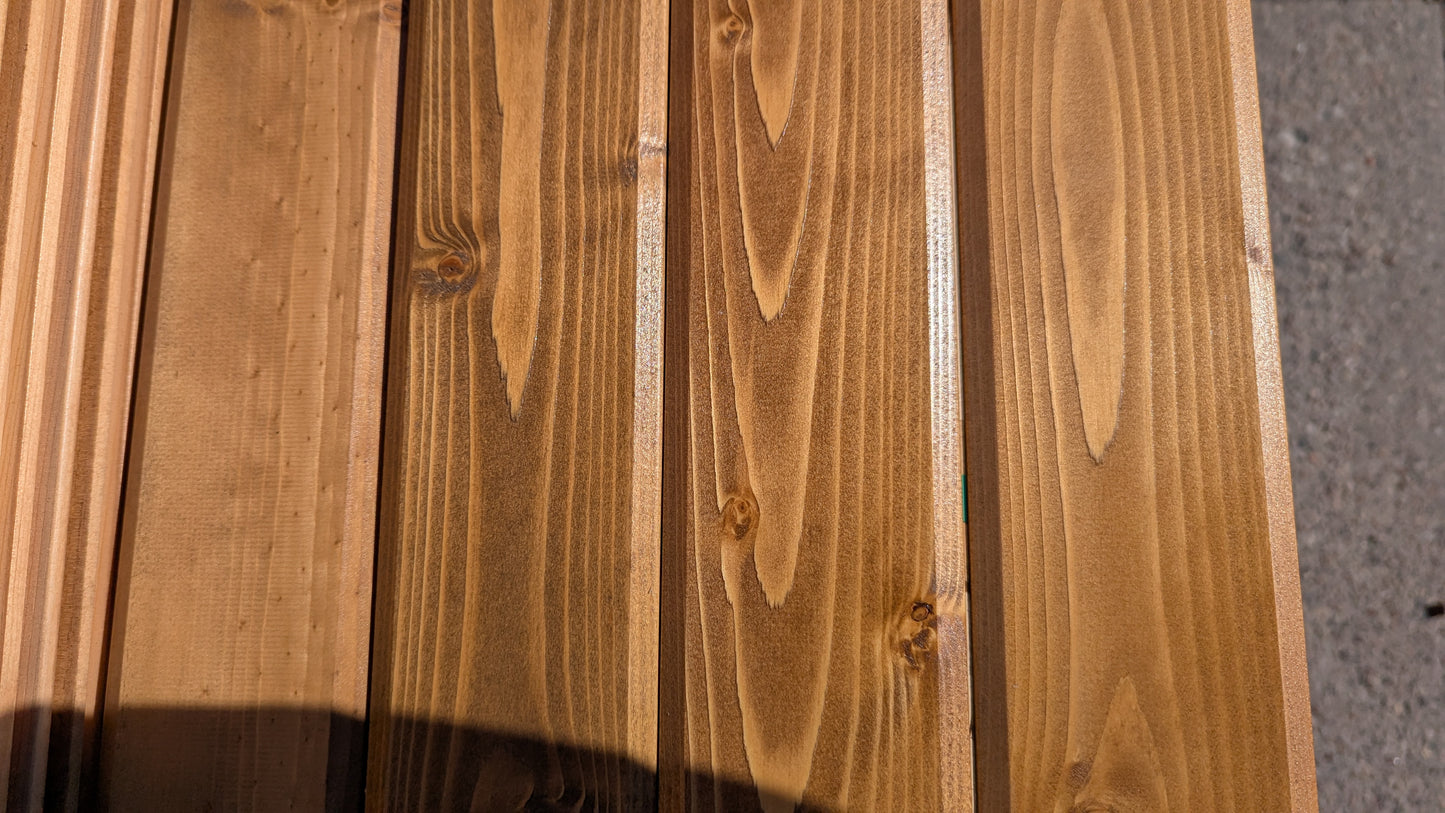 Clearance Special - 1x4 Solid Wood Trim Pre-finished "Nutmeg" ESLP