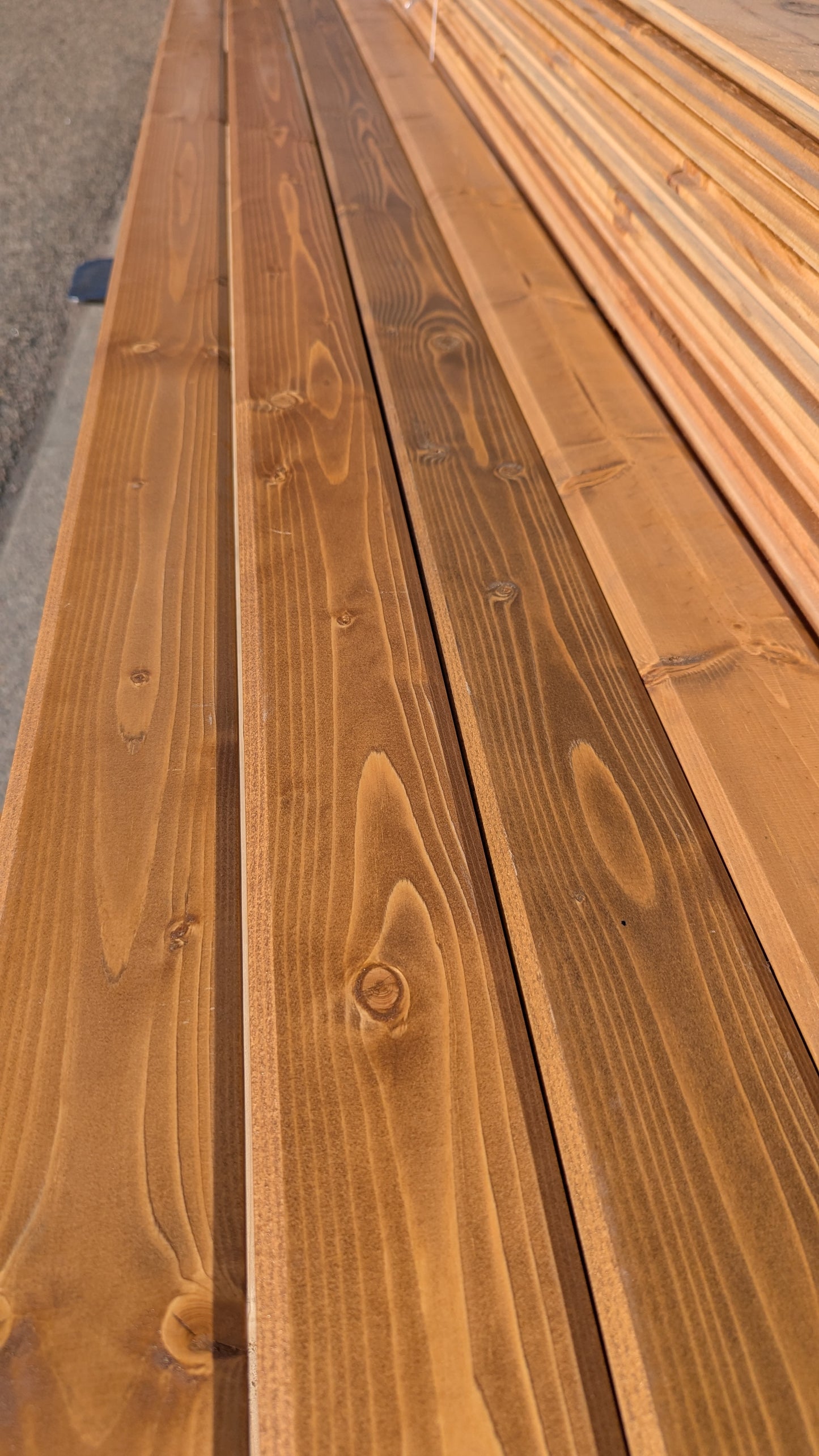 Clearance Special - 1x4 Solid Wood Trim Pre-finished "Nutmeg" ESLP