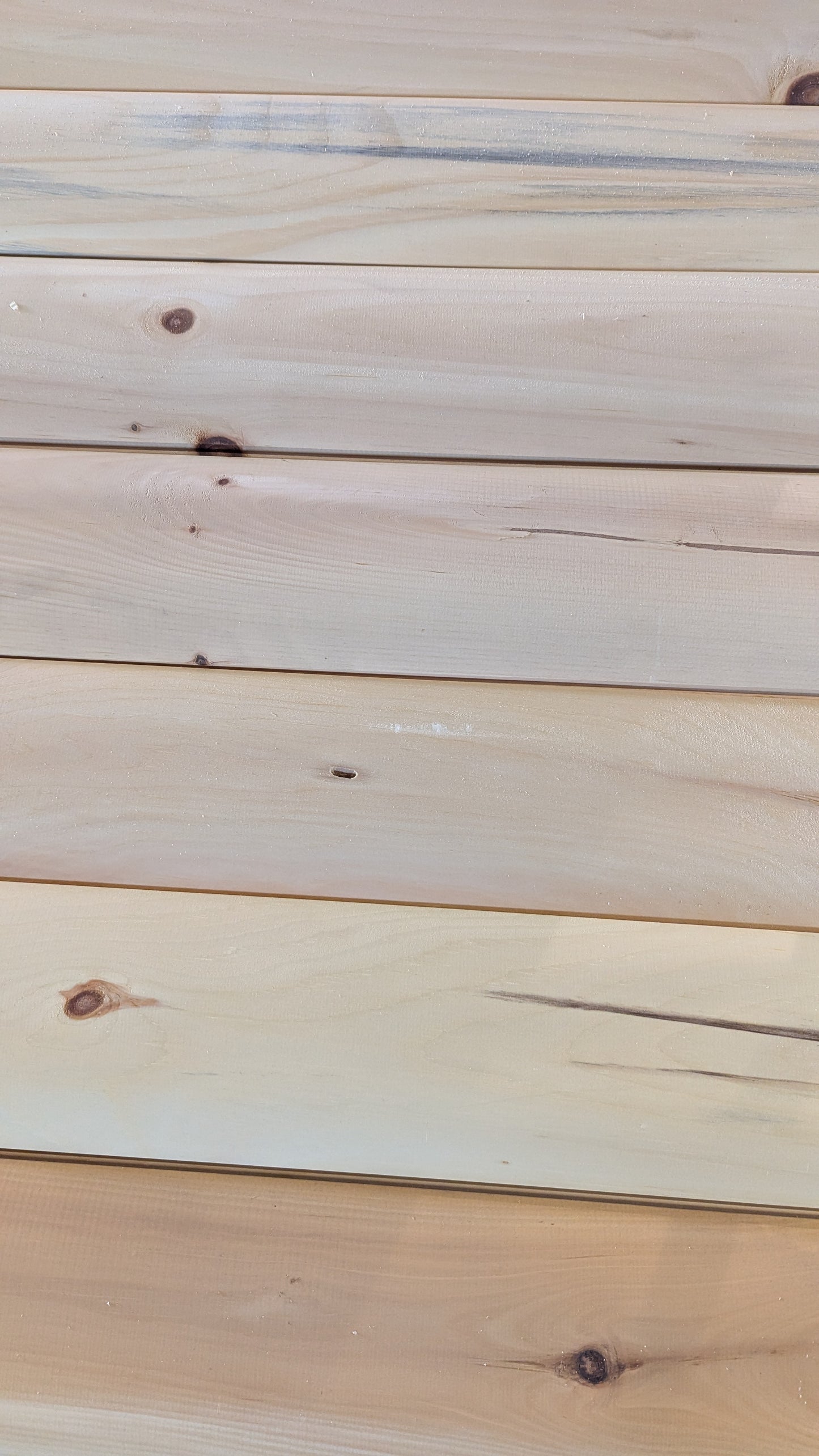 Clearance - 2 x 6 Quarter Log Siding - Shiplap - Old #12