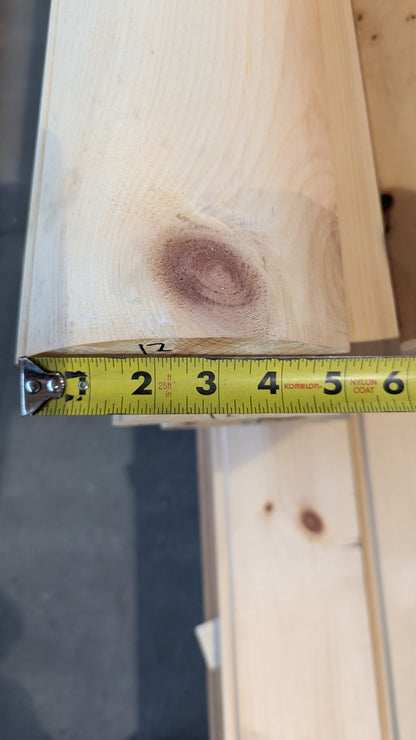 Clearance - 2 x 6 Quarter Log Siding - Shiplap - Old #12