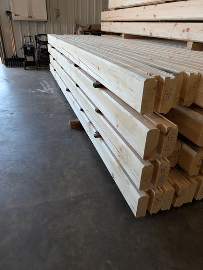 8" x 8" Double Tongue & Groove - Full Log - Semi-Smooth - #132