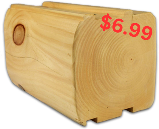 log bulk discount - volume pricing - 8x8 - tongue and groove log