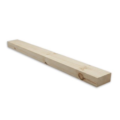 Eastern White Pine Rustic Timber Mantel | 4" x 8" x 72"