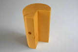 Vertical Corner Post - 7" V-Notched Round - Peeled - #531