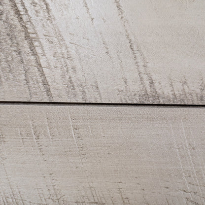 Clearance - 1" x 8" Circle Sawn Pre-Finished Tongue and Groove Siding - White/Brown