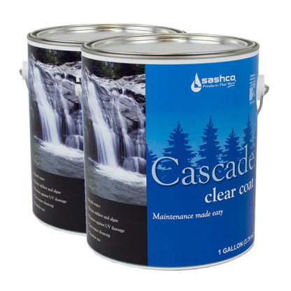 sashco cascade top coat clear coat water based log stain log home 