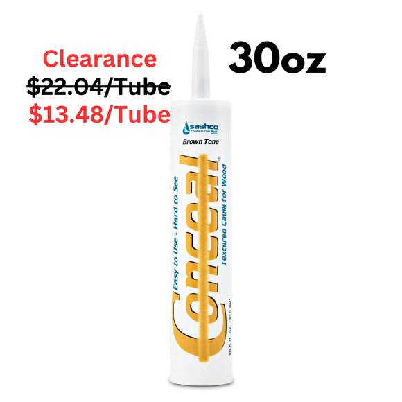 Clearance - Conceal® - Textured Wood & Log Caulk - 30 oz. Tubes