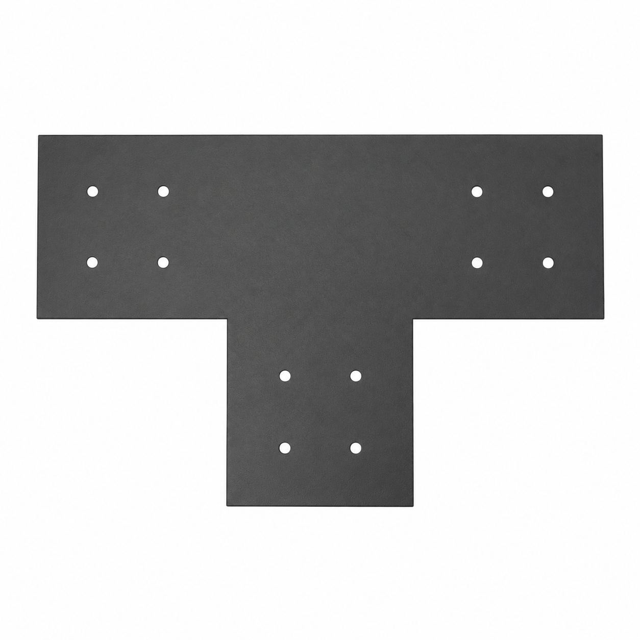 Clearance - Decorative Black Metal Timber Bracket - "T" Style