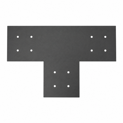 Clearance - Decorative Black Metal Timber Bracket - "T" Style