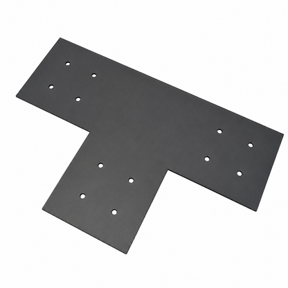Clearance - Decorative Black Metal Timber Bracket - "T" Style