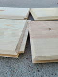 Reversible End-Matched 1x8 Unfinished Pine Tongue and Groove Carsiding Planking Nickel Gap or V-Groove