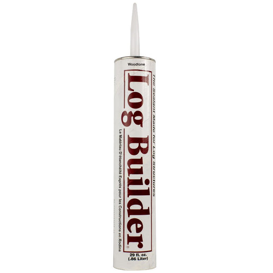 Log Builder® - Smooth Wood & Log Caulk - 30 oz. Tubes