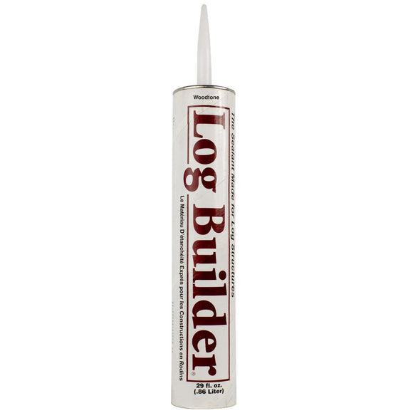 Log Builder® - Smooth Wood & Log Caulk - 30 oz. Single Tube