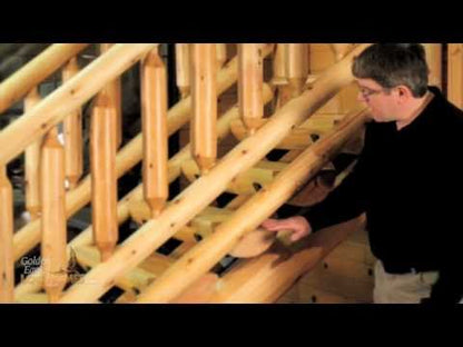 EZ Log Stair System - 3ft. or 4ft Wide Treads - Easy Installation
