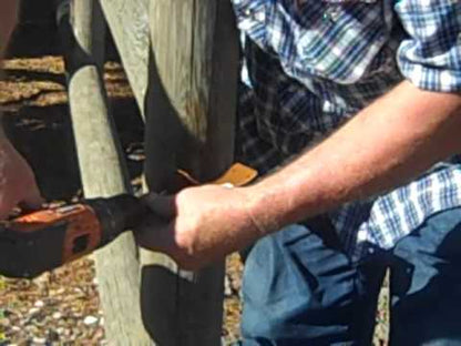 Ram Tough™ Post and Rail Bracket for Log Railing and Fencing