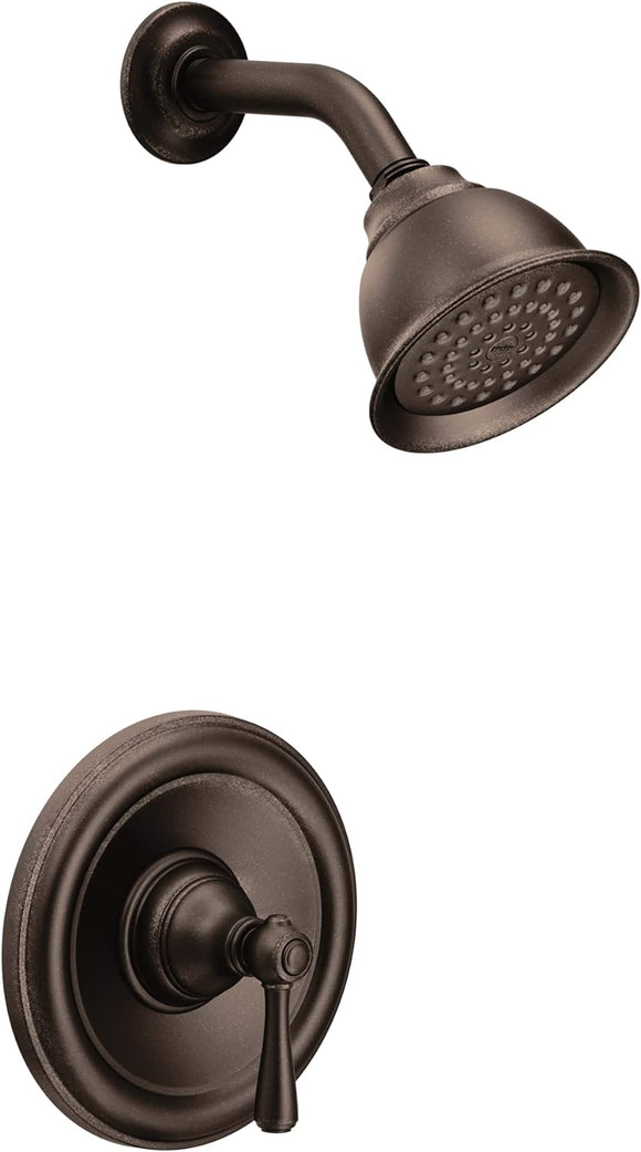 CLEARANCE - Moen Kingsley Oil Rubbed Bronze Posi-Temp Pressure Balancing Shower Trim Kit, Valve Required, T2112ORB